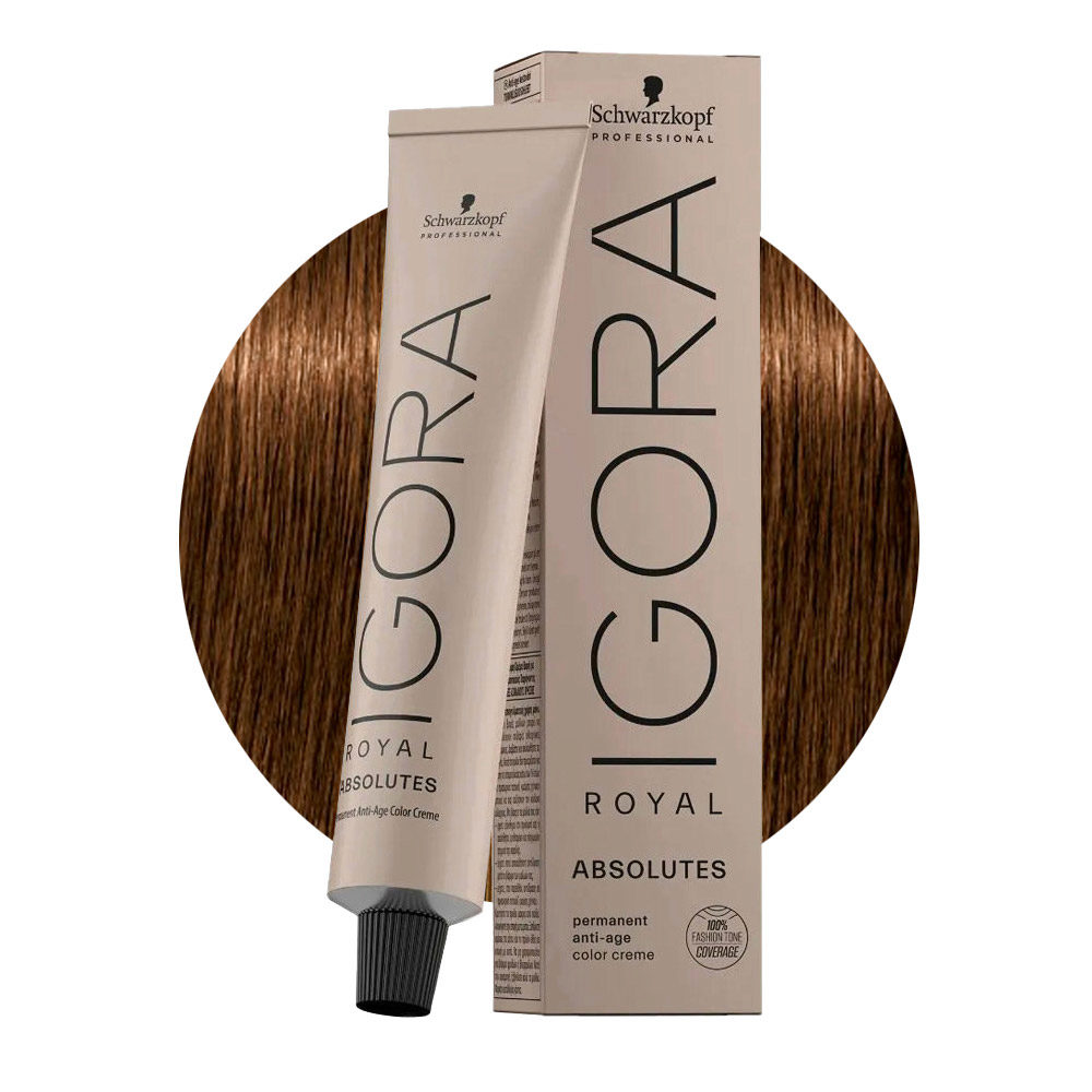 Schwarzkopf Igora Royal Absolutes 8-60 Biondo Chiaro Cioccolato Naturale 60ml - coloration permanente