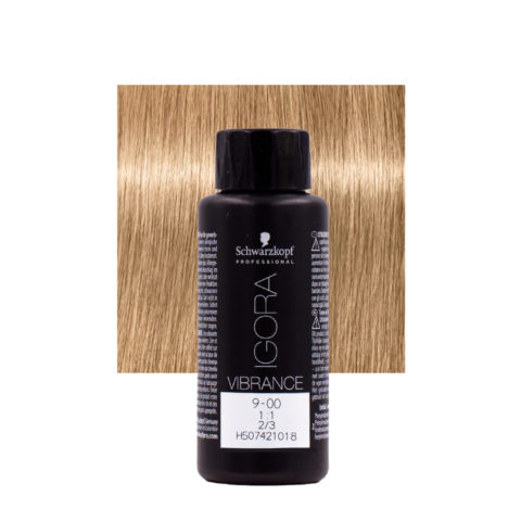 Schwarzkopf Igora Vibrance 9-00 Blond Naturel Extra Clair 60ml - coloration ton sur ton