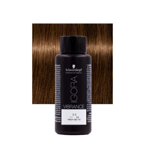 Schwarzkopf Igora Vibrance 5-5 Marron Clair Doré 60ml - coloration ton sur ton