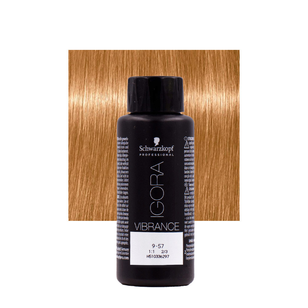 Schwarzkopf Igora Vibrance 9-57 Blond Très Clair Doré Cuivré 60ml - coloration ton sur ton