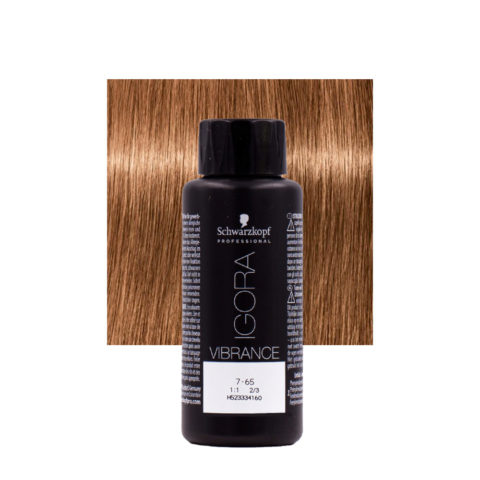 Schwarzkopf Igora Vibrance 7-65 Blond Moyen Doré Chocolat 60ml - coloration ton sur ton