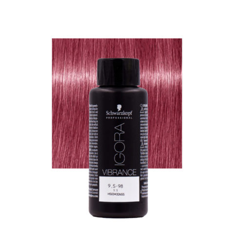 Schwarzkopf Igora Vibrance 9,5-98 Violet Red Toner 60ml - coloration ton sur ton