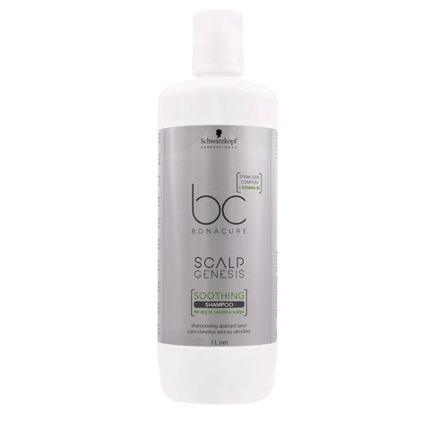 Schwarzkopf BC Bonacure Scalp Genesis Sooth Shampoo 1000ml - shampoing pour cuir chevelu sec et sensible