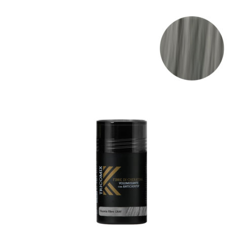 Tricomix Fibre Grey 12gr - Fibres De Kératine Avec Effet Volumateur Et Antichute Gris Moyen