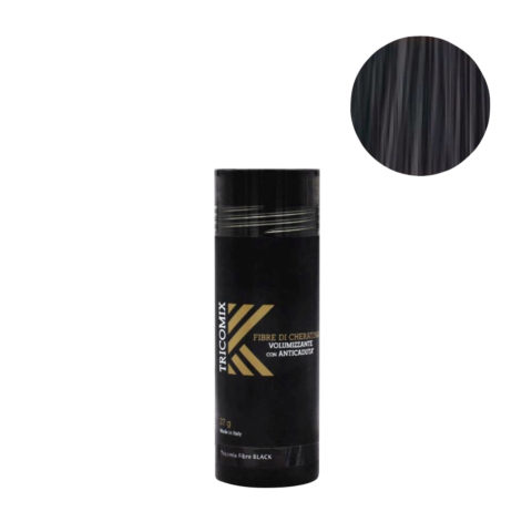 Tricomix Fibre Black 27gr - Fibres De Kératine Avec Effet Volumateur Et Antichute Noir