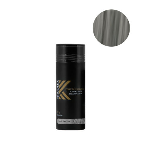 Tricomix Fibre Gray 27gr - Fibres De Kératine Avec Effet Volumateur Et Antichute Gris Moyen