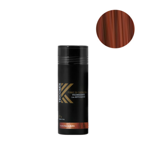 Fibre Auburn 27gr - Fibres De Kératine Avec Effet Volumateur Et Antichute Rouge Foncé