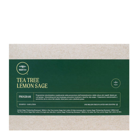 Tea Tree Lemon Sage Beauty Hair Program – Shampoo + 12 x 6ml Hair Lotion