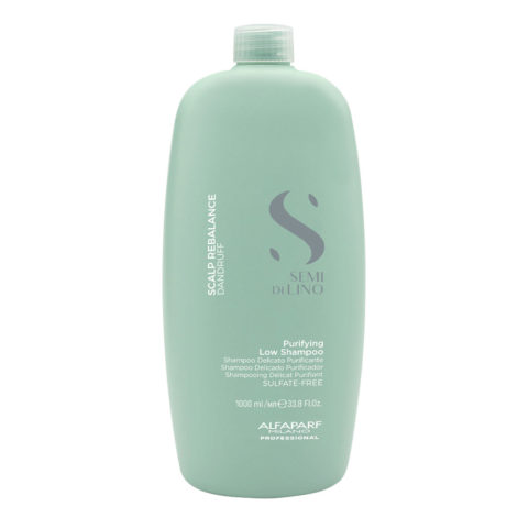 Semi Di Lino Scalp Rebalance Purifying Low Shampoo 1000ml - shampoing purifiant délicat