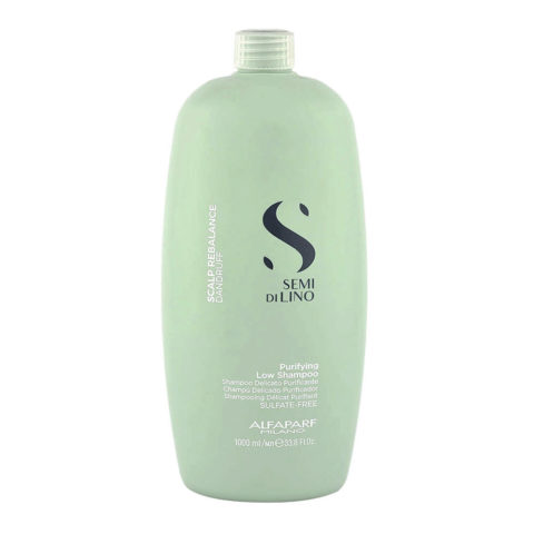 Milano Semi Di Lino Scalp Rebalance Purifying Low Shampoo 1000ml - shampoing purifiant délicat