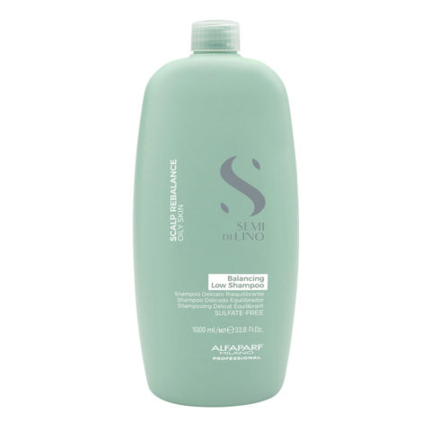 Alfaparf Milano Semi Di Lino Scalp Rebalance Balancing Low Shampoo 1000ml - shampooing rééquilibrant délicat