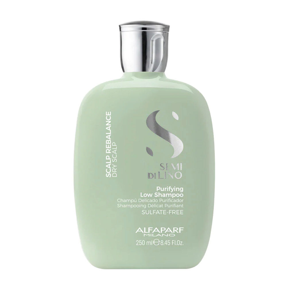 Alfaparf Milano Semi Di Lino Scalp Rebalance Purifying Low Shampoo 250ml - shampoing purifiant délicat