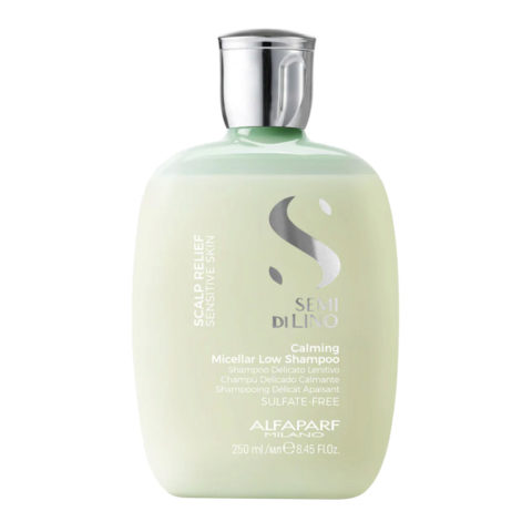 Milano Semi Di Lino Scalp Relief Calming Micellar Low Shampoo 250ml - shampooing doux apaisant