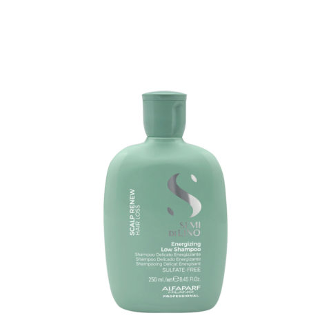 Alfaparf Milano Semi Di Lino Scalp Renew Energizing Low Shampoo 250ml - shampoing énergisant délicat