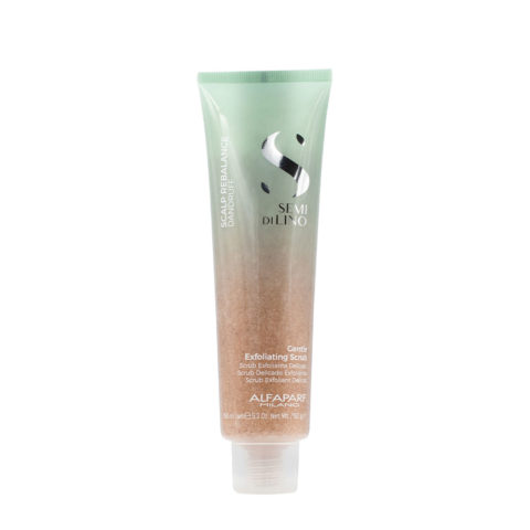 Alfaparf Milano Semi Di Lino Scalp Rebalance Gentle Exfoliating Scrub 150ml - gommage exfoliant délicat