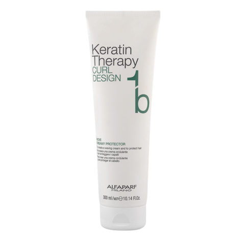 Keratin Therapy Curl Design 1b Move Creamy Protector 300ml - crème de vagues