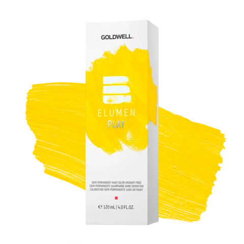 Goldwell Elumen Play Yellow 120ml - coloration semi permanente jaune