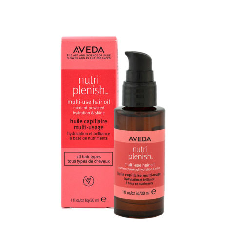 Aveda Nutri Plenish Multi Use Hair Oil 30ml - huile hydratante pour cheveux secs
