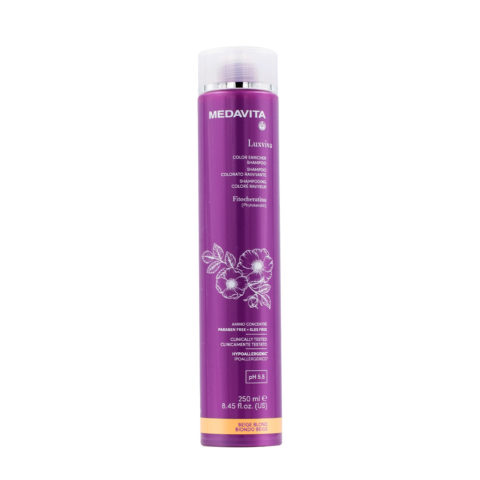 Medavita Luxviva Color Enricher Shampoo Beige Blond 250ml  - shampoing ravivant coloré