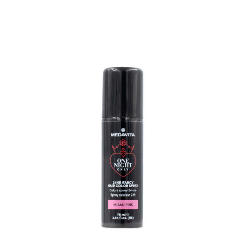 24h Fancy Hair Color Spray Miami Pink 75ml - couleur spray rose
