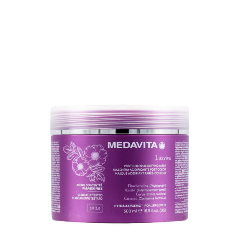 Medavita Luxviva Post Color Mask 500ml - masque pour cheveux colorés