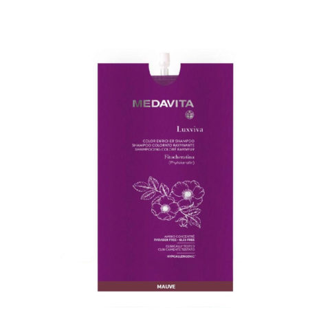 Medavita Luxviva Color Enricher Shampoo Mauve 30ml