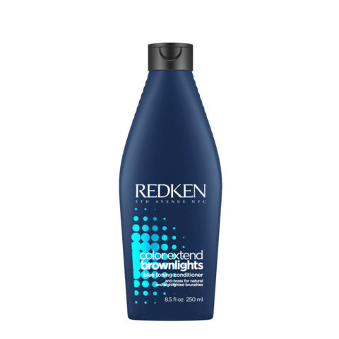 Redken Color Extend Brownlights Blue Toning Conditioner 250ml - conditionneur pour cheveux bruns