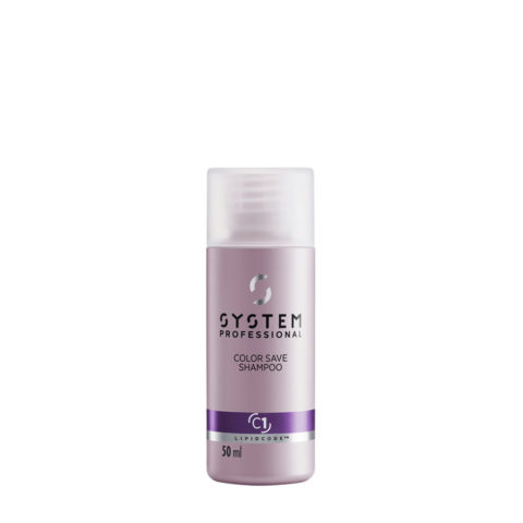 System Professional Color Save Shampoo C1, 50ml - Shampooing Cheveux colorés