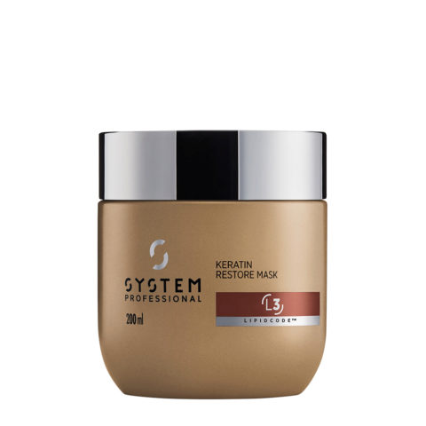 System Professional LuxeOil Mask L3, 200ml - Masque à la Kératine pour Cheveux Abîmés