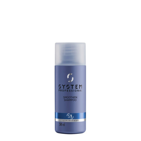 System Professional Smoothen Shampoo S1, 50ml - Shampooing Anti Frisottis