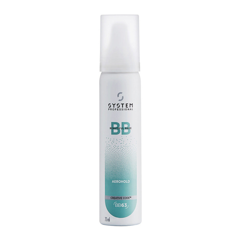 System Professional Styling Aerohold BB63, 75ml - Mousse Coiffante Tenue Fort