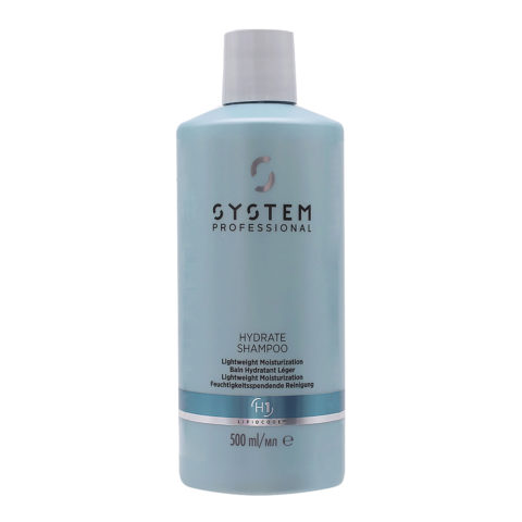 System Professional Hydrate Shampoo H1, 500ml - Shampooing Hydratant