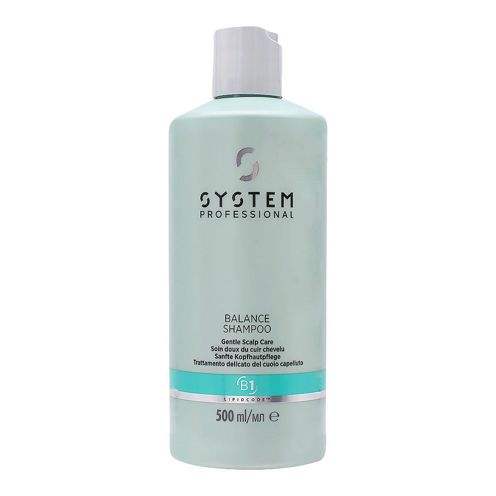 System Professional Balance Shampoo B1, 500ml - Shampooing pour le cuir chevelu sensible