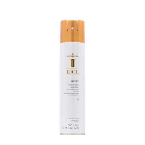 Medavita Idol Styling Satin Extra Strong Shaper Dry Hairspray 6 300ml - laque tenue extra forte