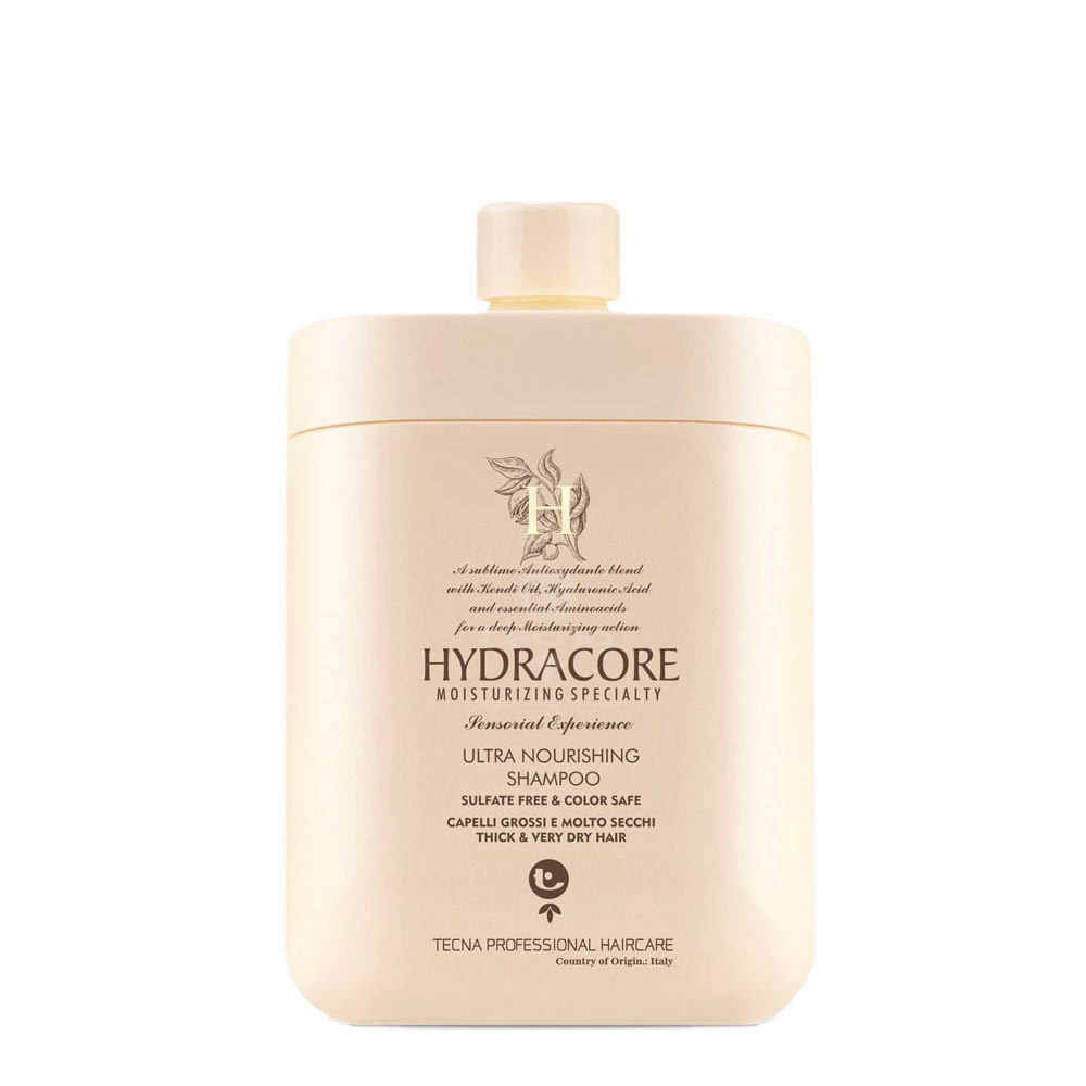 Tecna Hydracore Ultra Nourishing Shampoo 1000ml - shampooing ultra hydratant