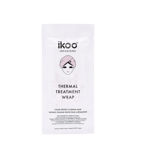 Ikoo Infusions Thermal treatment wrap Color protect & repair 35g - masque restructurant cheveux colorés