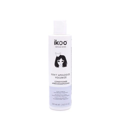 Ikoo Don't Apologize, Volumize Conditioner 250ml - Apres shampooing cheveux fins