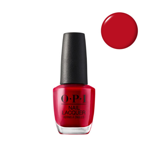 OPI Nail Lacquer NL Z13 Hot it Berns 15ml - Vernis à ongles rouge chaud