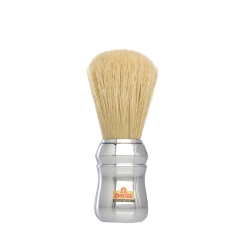 Omega Shaving Blaireau de rasage argent