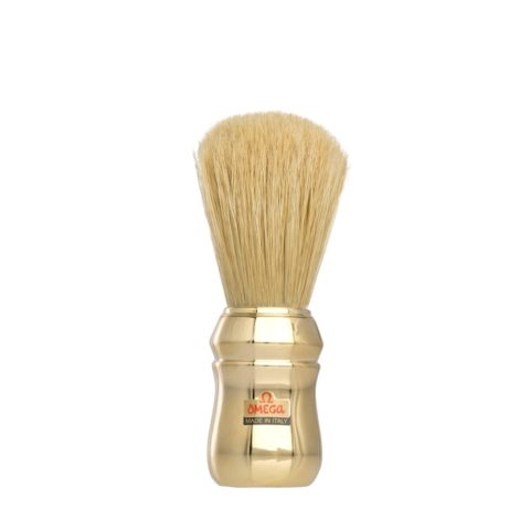 Omega Shaving Blaireau de rasage or