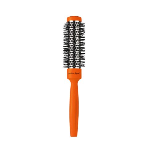 Gettin fluo Brosse Thermique Orange 25mm