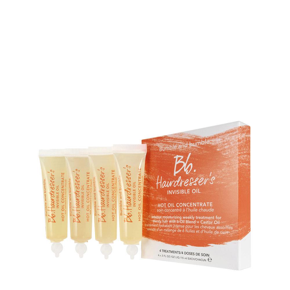 Bumble and bumble. Bb. Hairdresser's Invisible Oil Hot Oil Concentrate 4x15ml- huile hydratante
