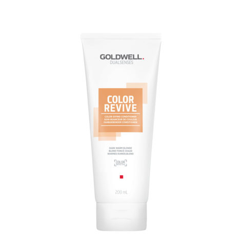 Goldwell Dualsenses Color Revive Dark Warm Blonde Conditioner 200ml - après-shampooing pour tous types de cheveux blonds
