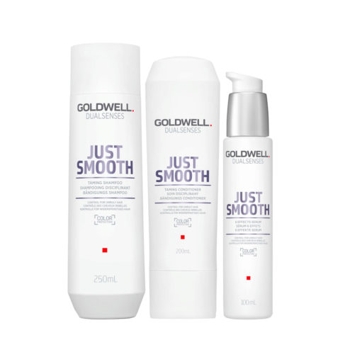 Dualsenses Just Smooth Taming Shampoo 250ml Conditioner 200ml Serum 100ml