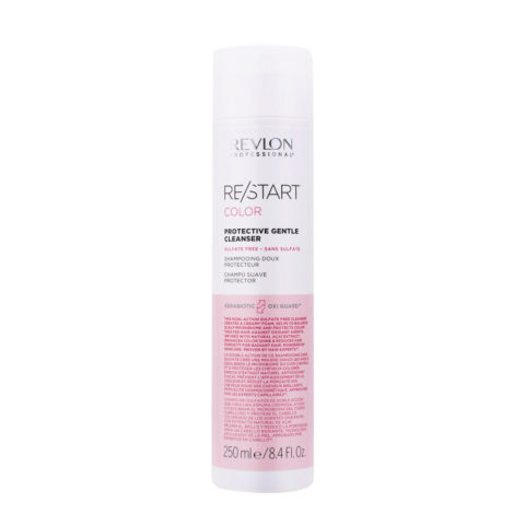 Revlon Restart Color Gentle Shampoo 250ml - Shampooing délicat sans sulfates pour cheveux colorés