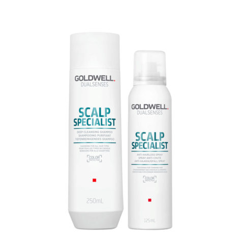 Goldwell Dualsenses Shampooing Purifiant 250 ml et Spray Anti-Chute 125ml