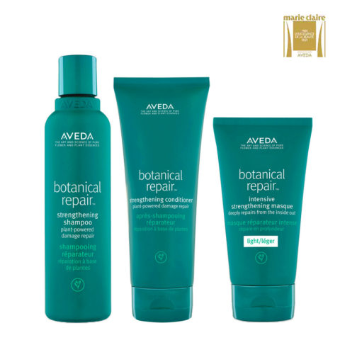 Aveda Botanical Repair Strengthening Shampoo 200ml Conditioner 200ml Intensive Strengthening Masque Light 150ml