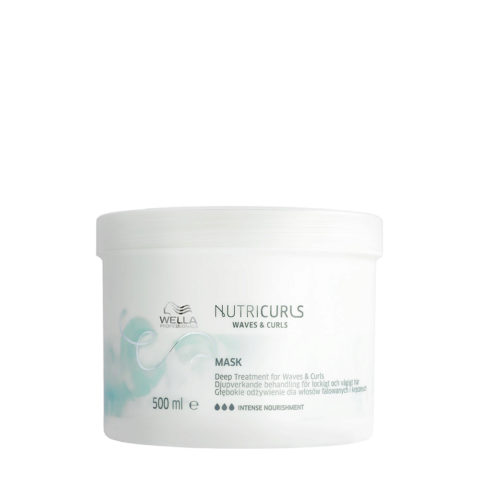 Nutricurls Waves & Curls Mask 500ml - masque pour cheveux ondulés et bouclés