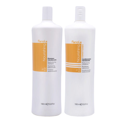 Nutri Care Shampooing 1000ml Et Après Shampooing 1000ml Pour Les Cheveux Abimés