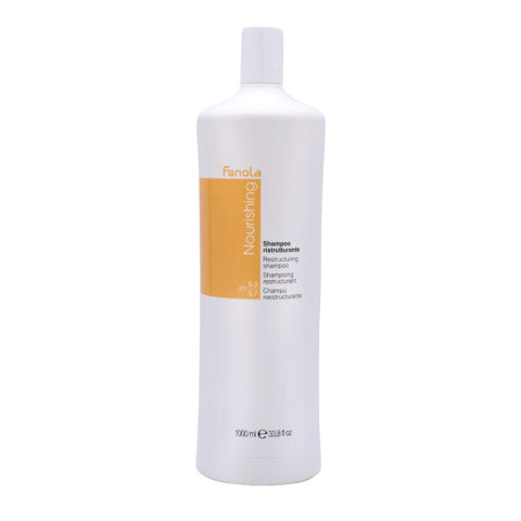 Fanola Nourishing Shampooing Restucturant Cheveux Abimés 1000ml